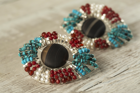 Navajo Snowfall Earrings