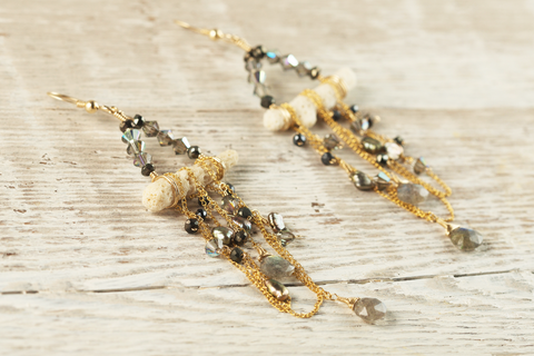 Coral Tides Earrings